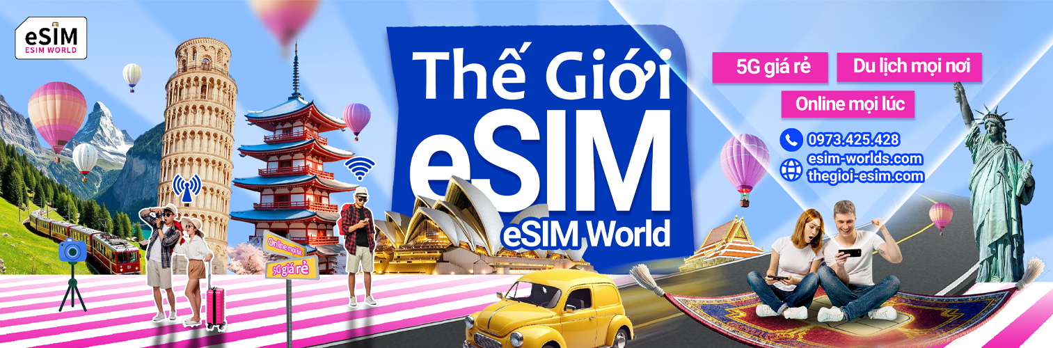 Thế giới eSIM cung cấp esim canada và eSIM du lịch giá rẻ hơn 190 quốc gia, hỗ trợ tận tâm